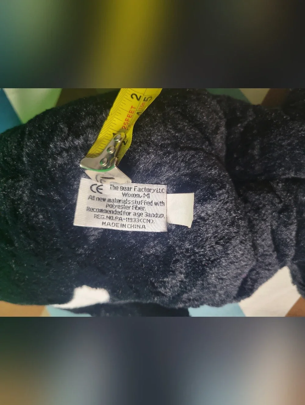 Vintage 2001 The Bear Factory Plush Orca Legs Killer Whale Stuffed Animal Soft